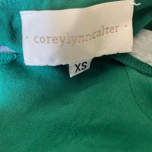 Green Anthropology Wide Leg Pants